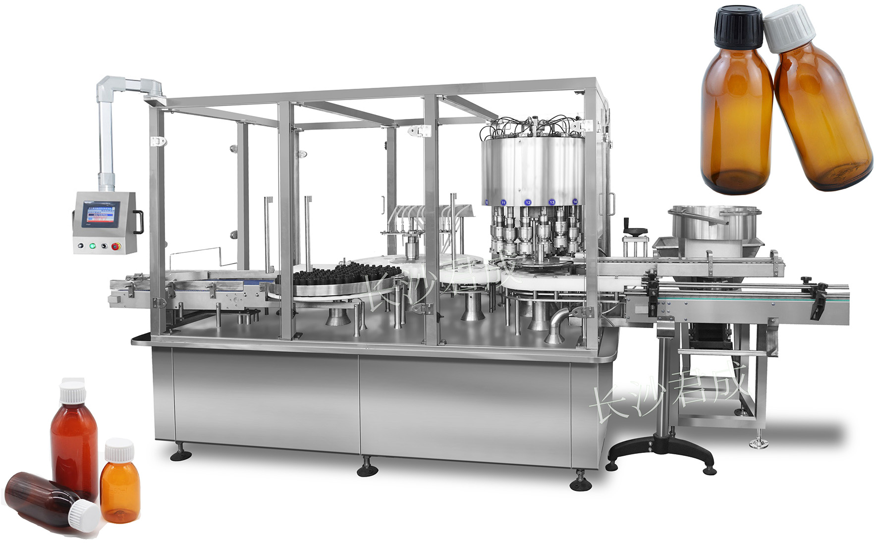 跟蹤灌裝旋蓋機(jī)